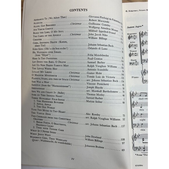 Five Centuries of Choral Music Songbook For Mixed Voices By G. Schirmer, Inc. - Picture 8 of 8